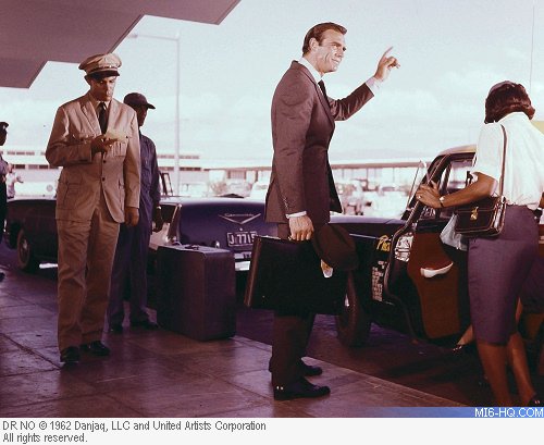 Sean Connery filming Dr No in Jamaica