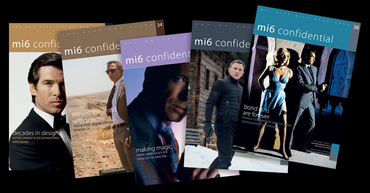 MI6 Confidential James Bond magazines