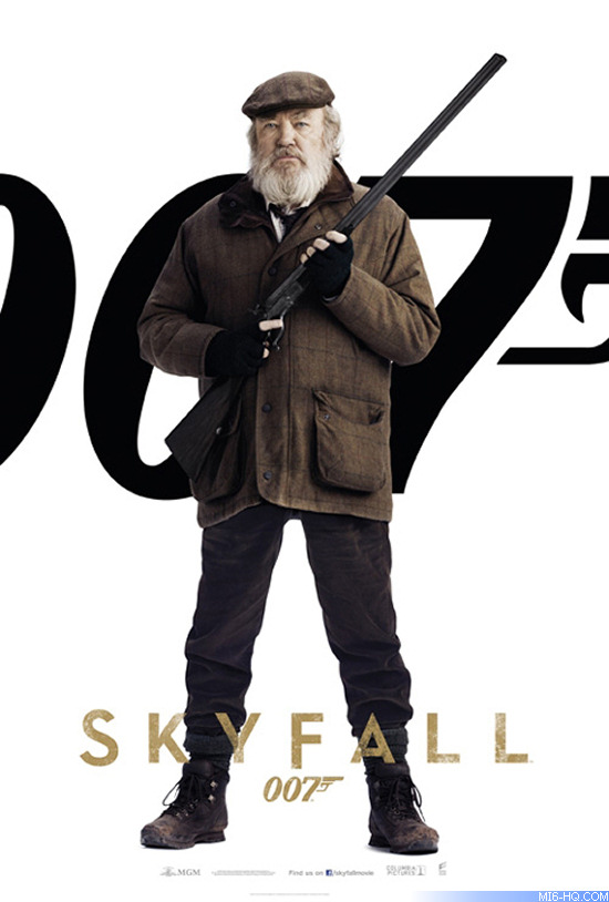 Albert Finney as Kincade in the 2012 James Bond film Skyfall