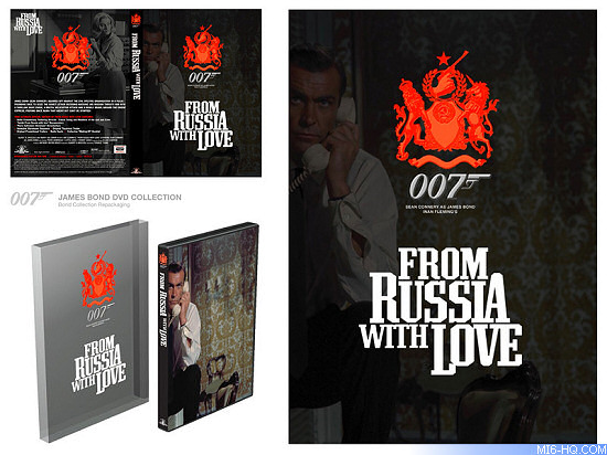 James Bond DVD packaging concept design