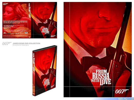 James Bond DVD packaging concept design