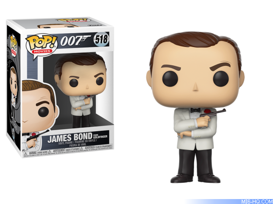 James Bond Sean Connery White Tux Pop! Vinyl Figure #518