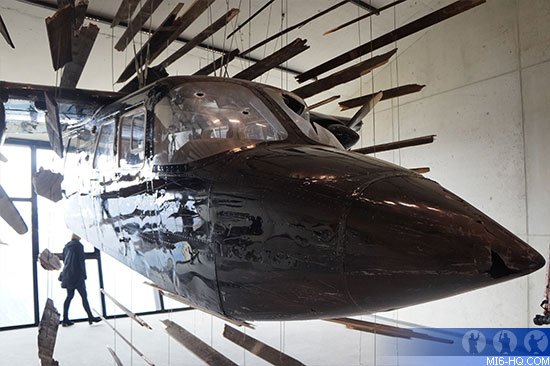 The Britten Norman plane flown by Bond in SPECTRE