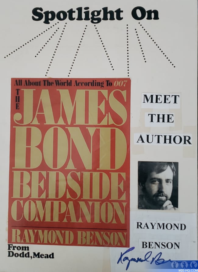 Signing event to celebrate the launch of the 'James Bond Bedside Companion'