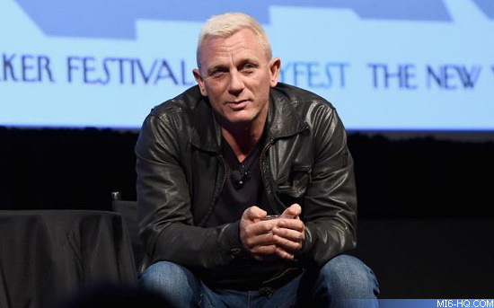 Daniel Craig talks at the New Yorker Festival