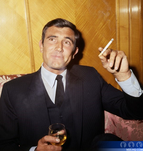 George Lazenby introduced as the new James Bond at the Dorchest Hotel on October 7th, 1968