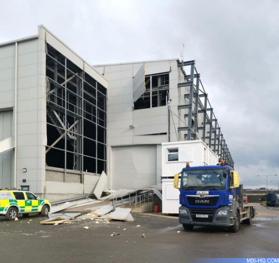 James Bond Pinewood Studios 007 Stage Explosion Accident Bond 25