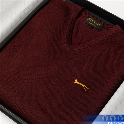  Slazenger Heritage Legend Sweater in Burgundy