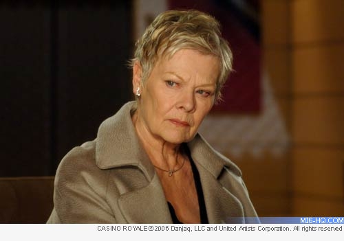 Judi Dench as M in Casino Royale (2006)