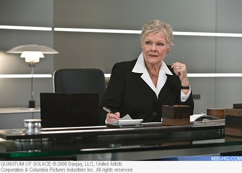 Judi Dench as M in Quantum of Solace (2008)