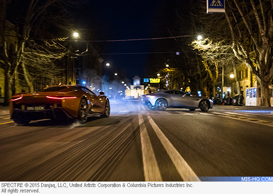 High octane action in the middle of the Italian capital for SPECTRE.