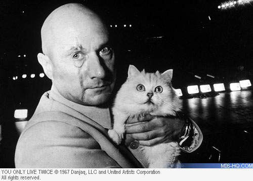 Donald Pleasence as Blofeld in You Only Live Twice