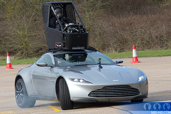 Aston Martins at Millbrook for SPECTRE DVD launch