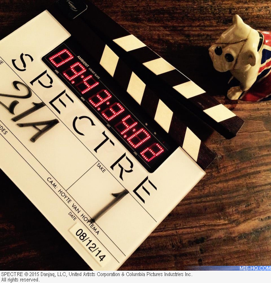 SPECTRE clapperboard