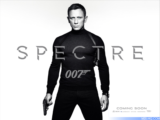 SPECTRE US Quad Mono Teaser Poster