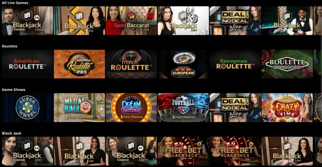 casino ways live games